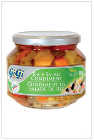 Condiment pour salade de riz ou de pâtes