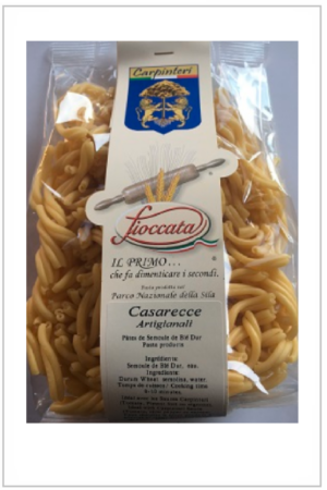 Casarecce de blé dur artisanal