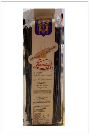 Tagliolini artisanal à l'encre de seiche