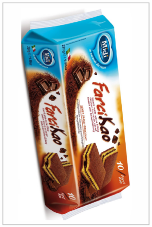 Petits gâteaux farcis au chocolat