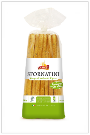 Grissini Sfornatini au Romarin et Huile d'olive