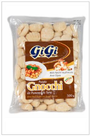 Gnocchi de pomme de terre aux champignons porcini
