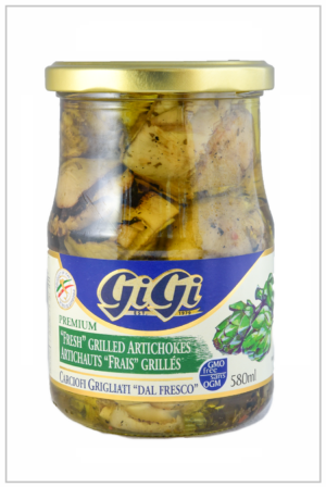 Artichauds grillées dans l'huile
