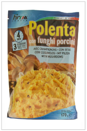 Polenta aux Porcini prêt à cuire
