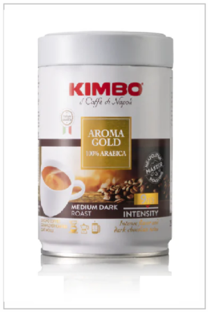 Café expresso Arabica Gold moulu Kimbo